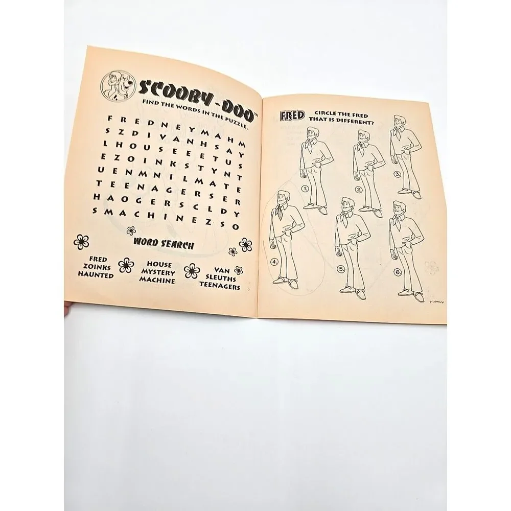 Scooby Doo Coloring Book‎ Vintage 1998 Activity Book Cartoon Network Read